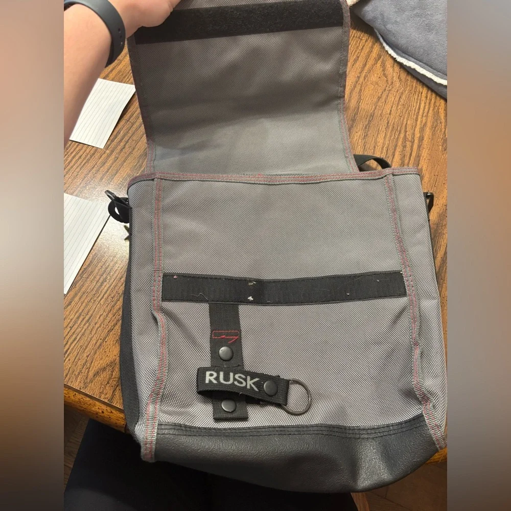 Rusk Shoulder Bag, Black & Gray - Picture 2 of 6